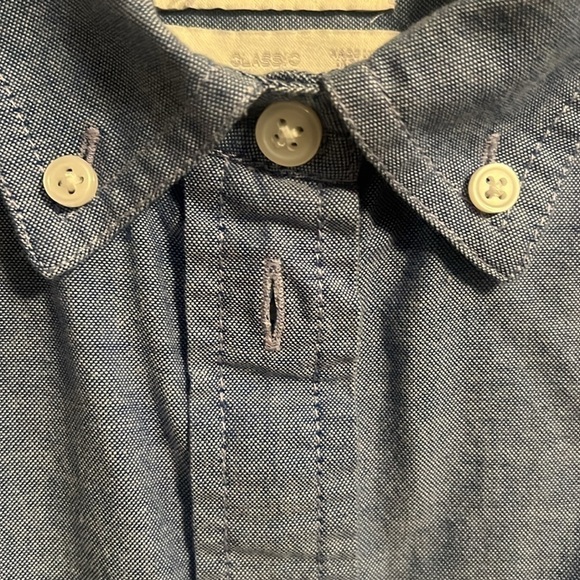🔘J.Crew Flex Washed Button Up Lightweight Denim Slim And Untucked Vintage - Picture 6 of 12